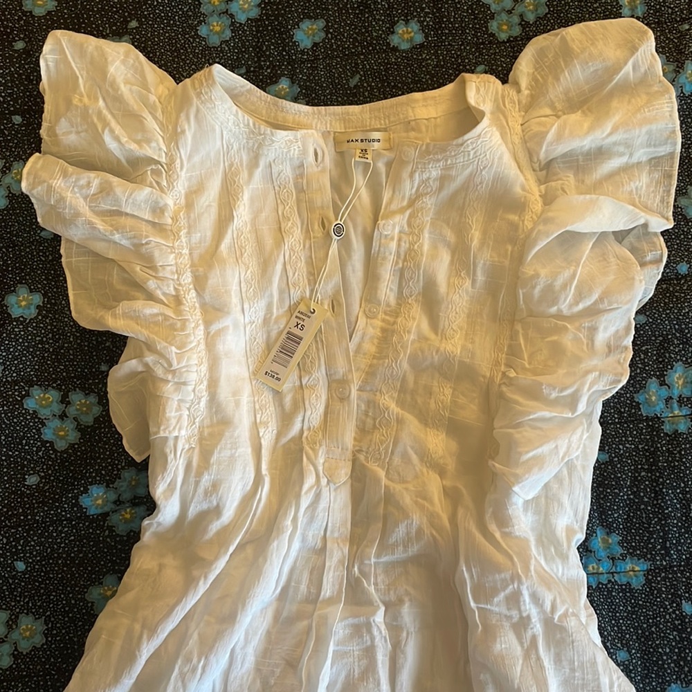 CottageCore White Dress